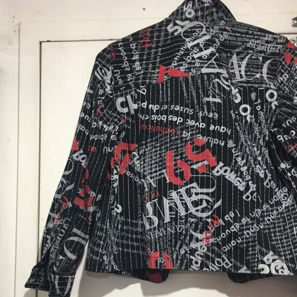 VINTAGE CINNAMON SEA COLLECTION PRINT JACKETS SIZE 10 - Picture 7 of 8